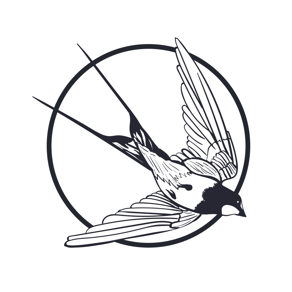 Swallow logo - square